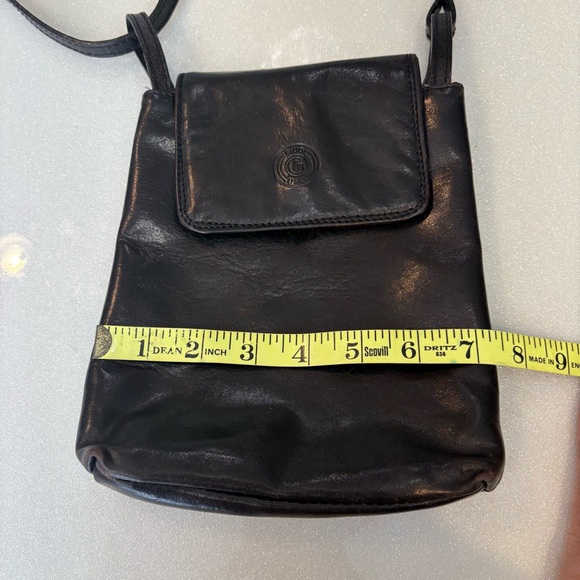 Vintage Giudi Italian Leather Crossbody Bag Chocolate Brown - Picture 11 of 13